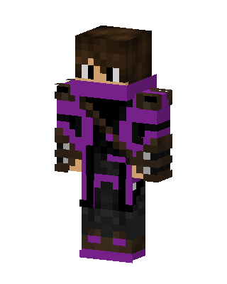 Purple Rogue skin, 3D preview