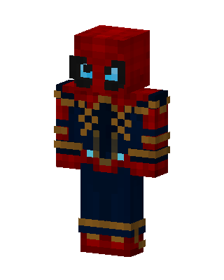 Iron Spider skin, 3D preview