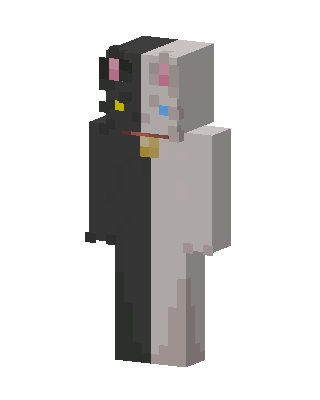 Split Cat skin, 3D preview