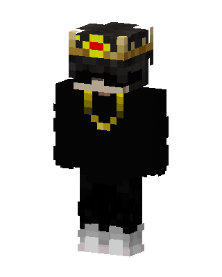 Black King Minecraft skin