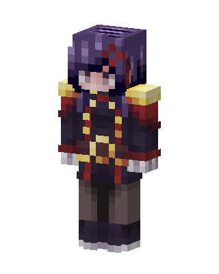 Crimson Commander skin, 3D preview