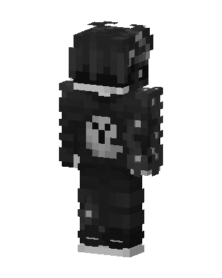 Black Villain Boy skin, 3D preview