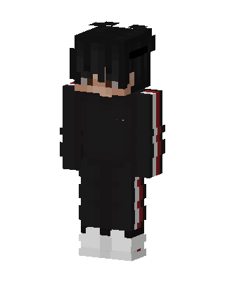 Black Student Boy skin, 3D preview