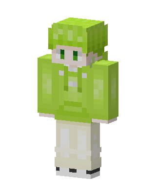 Lime Hoodie Minecraft skin