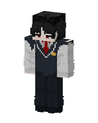 Vampire Schoolboy skin, 3D preview