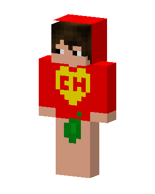 Red Player Boy skin, 3D preview