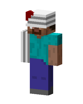 Teal Holiday Boy Minecraft skin