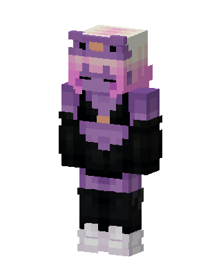 Purple Frog Hoodie Minecraft cute skin