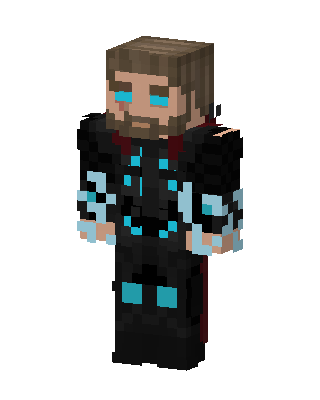 Thor skin, 3D preview