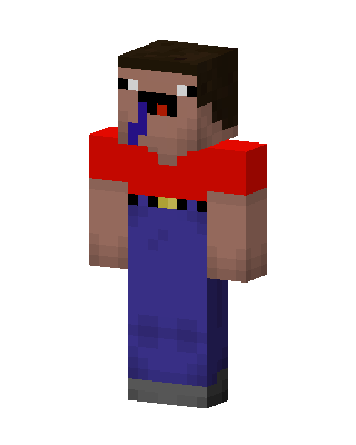 Derpy Overalls skin, 3D preview