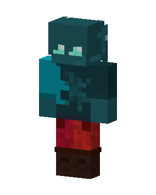 Warped Hoglin skin, 3D preview