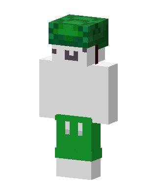 White Mob Boy skin, 3D preview
