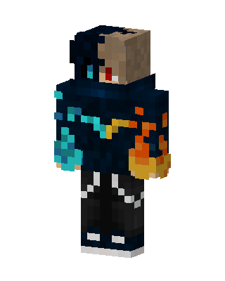 Black Player Boy skin, 3D preview