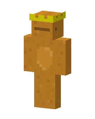 Crowned Bread Minecraft skin