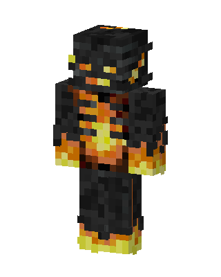 Magma Golem skin, 3D preview