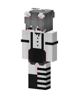 White Student Girl Minecraft skin