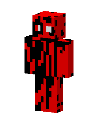 Red Fighter Boy skin, 3D preview