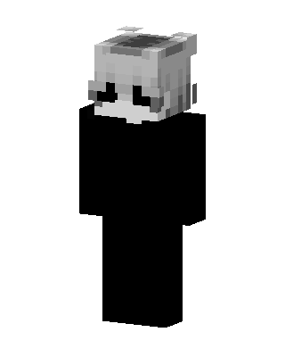 Black Goth Minecraft skin