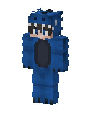 Stitch Onesie skin, 3D preview