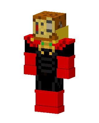 Black King skin, 3D preview