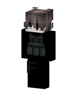 Black Emo Boy Minecraft goth skin