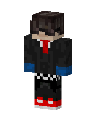 Black Suit Boy skin, 3D preview