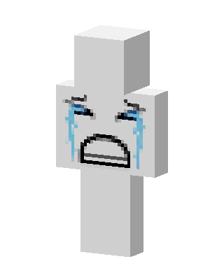 White Costume skin, 3D preview