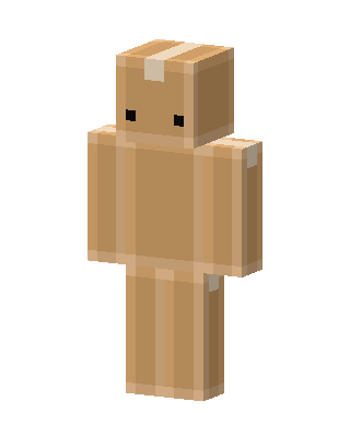 Cardboard Box skin, 3D preview