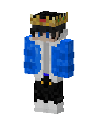 Blue King skin, 3D preview