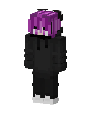 Violet Hoodie skin, 3D preview