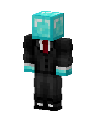 Diamond Suit skin, 3D preview