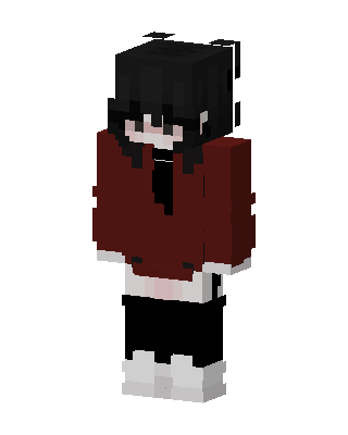 Crimson Emo skin, 3D preview