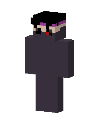 Gray Ninja Boy skin, 3D preview