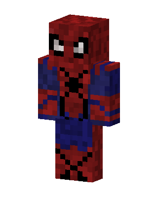 Spider-Man skin, 3D preview