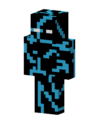 Neon Shadow skin, 3D preview