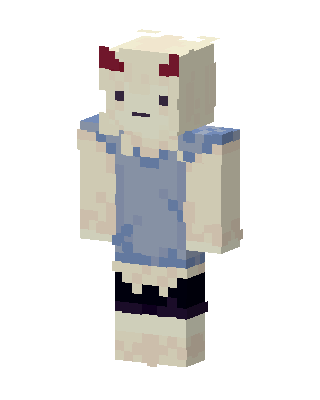 Little Devil Maid skin, 3D preview