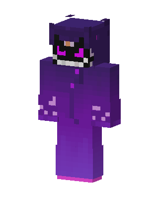 Purple Hero skin, 3D preview