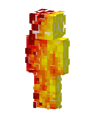 Living Flame skin, 3D preview