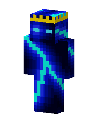 Lightning King Minecraft skin