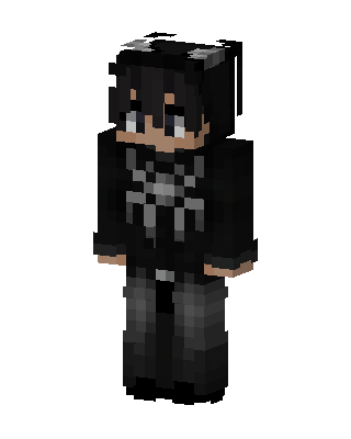 Dark Spider Hoodie Minecraft skin