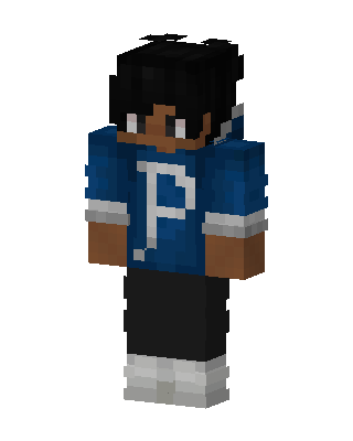 Blue P Jersey skin, 3D preview