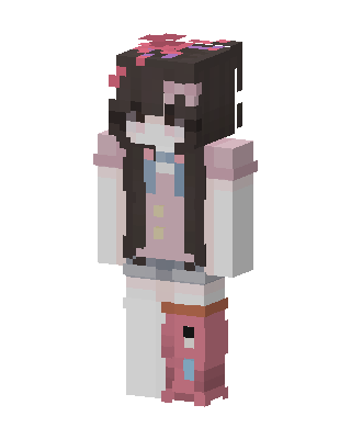 Pink Anime Girl Minecraft pink skin