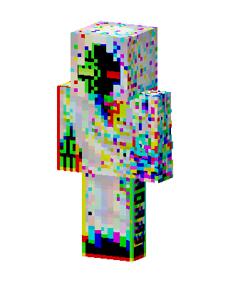 Glitched Ghost skin, 3D preview