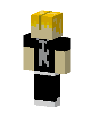 Golden Hair Rocker skin, 3D preview
