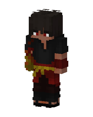 Fire Nation Rogue skin, 3D preview
