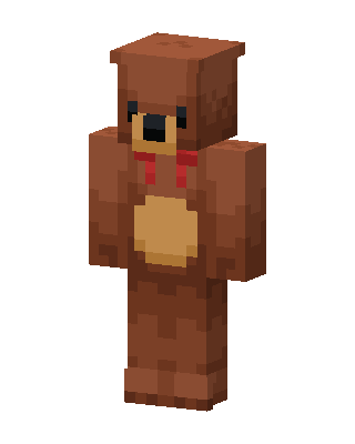 Teddy Bear skin, 3D preview