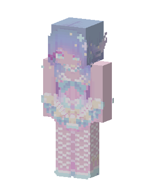 Pink Angel Girl Minecraft skin
