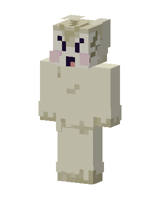 Cream Kitty skin, 3D preview
