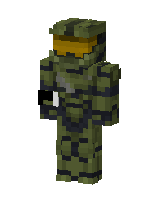 Master Chief skin, 3D preview
