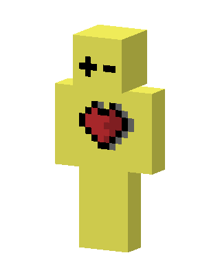 Yellow Doctor Minecraft holiday skin